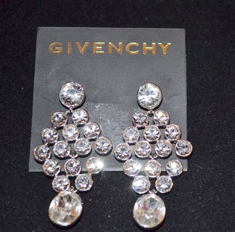 bijoux givenchy necklace earrings set vintage|givenchy swarovski earrings.